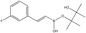 3-Fluoro-trans-beta-styrylboronic acid pinacol ester Structure