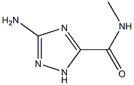 3-Amino-N-methyl-1H-1,2,4-triazole-5-carboxamide Structure