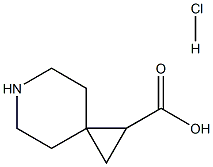 6-Azaspiro[2.5]octane-1-carboxylic acid hydrochloride Struktur