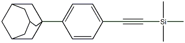 ((4-AdaMantylphenyl)ethynyl)triMethylsilane Structure