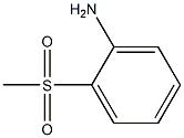 2-Aminophenyl methyl sulphone 结构式