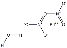 Palladium(II) Nitrate Hydrate 99.9%,,结构式