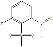 6-Fluoro-2-nitrophenyl methyl sulphone Structure