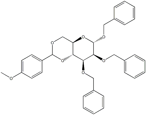 1,2,3-Tri-O-benzyl-4,6-O-(4-methoxybenzylidene)-a-D-mannopyranose