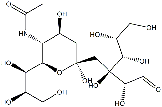 3'-Sialylgalactose Struktur