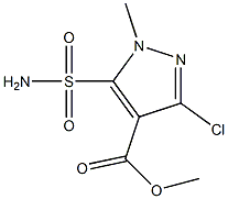  1-甲基-3-氯-4-甲氧羰基-5-吡唑磺酰胺