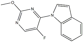 2-methoxy-4-indolyl-5-fluoropyrimidine Structure