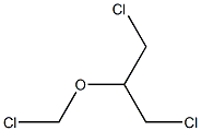 2-氯甲氧基-1,3-二氯丙烷,,结构式