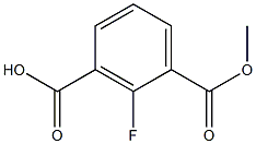 2-fluoro-1,3-benzenedicarboxylic acid-1-methyl ester Struktur