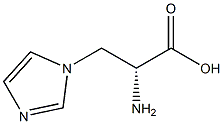 3-(1-咪唑基)-D-丙氨酸,,结构式