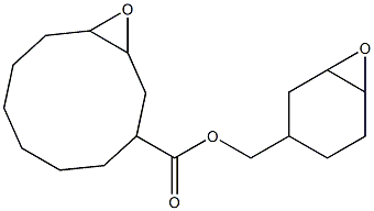 3,4-环氧环己基甲基 3,4-环氧环已基甲酸酯, , 结构式