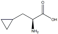 3-cyclopropyl-L-alanine 化学構造式