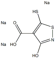  3-羟基-4-羧基-5-巯基异噻唑三钠