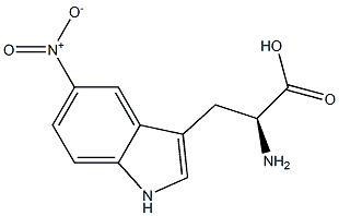 5-硝基-L-色氨酸, , 结构式