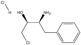 (2S,3S)-3-Amino-1-chloro-4-phenylbutan-2-ol hydrochloride Structure