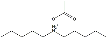 乙酸二戊基铵, , 结构式