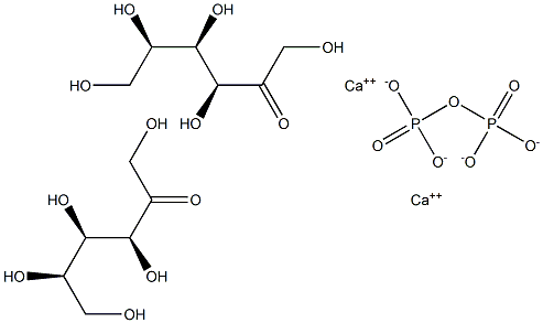 果糖二磷酸钙, , 结构式