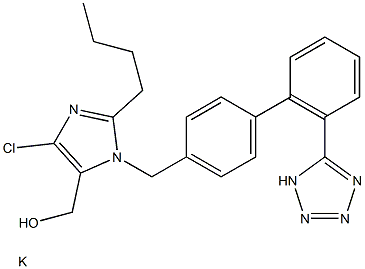 氯沙坦化学结构图片