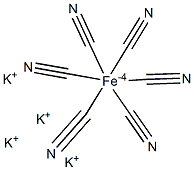 Potassium ferrocyanide aqueous solution (0.1MOL/L) Structure
