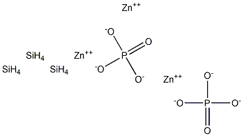 Silicon zinc phosphate Struktur