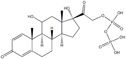 Prednisolone Diphosphate,,结构式
