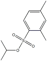 Isopropyl 2-4-dimethylbenzenesulfonate 结构式