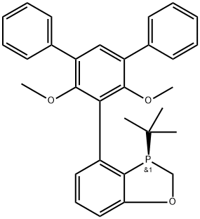 (R)-3-(tert-butyl)-4-(4',6'-dimethoxy-[1,1':3',1''-terphenyl]-5'-yl)-2,3-dihydrobenzo[d][1,3]oxaphosphole|(R)-3-(tert-butyl)-4-(4',6'-dimethoxy-[1,1':3',1''-terphenyl]-5'-yl)-2,3-dihydrobenzo[d][1,3]oxaphosphole