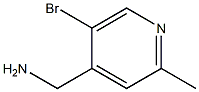 (5-Bromo-2-methyl-pyridin-4-yl)-methyl-amine 化学構造式