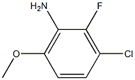 3-Chloro-2-fluoro-6-methoxy-phenylamine Structure