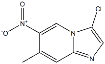 3-Chloro-7-methyl-6-nitro-imidazo[1,2-a]pyridine,2383243-68-1,结构式