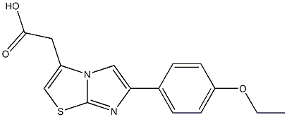 2-[6-(4-ETHOXYPHENYL)IMIDAZO[2,1-B][1,3]THIAZOL-3-YL]ACETIC ACID Structure