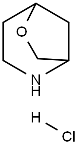 6-oxa-2-azabicyclo[3.2.1]octane hydrochloride Struktur
