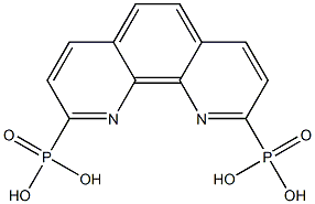 1,10-菲啰啉-2,9-二膦酸 结构式