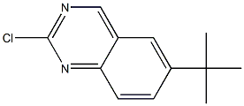 6-tert-butyl-2-chloroquinazoline 化学構造式