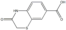 3-oxo-3,4-dihydro-2H-
benzo[b][1,4]thiazine-7-carboxylic acid Struktur