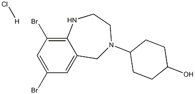 (1r,4r)-4-(7,9-dibromo-2,3-dihydro-1H-benzo[e][1,4]diazepin-4(5H)-yl)cyclohexanol hydrochloride