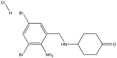 4-((2-amino-3,5-dibromobenzyl)amino)cyclohexanone hydrochloride