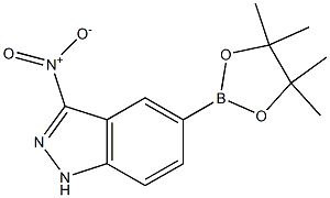 3-nitro-5-(4,4,5,5-tetramethyl-1,3,2-dioxaborolan-2-yl)-1H-indazole|