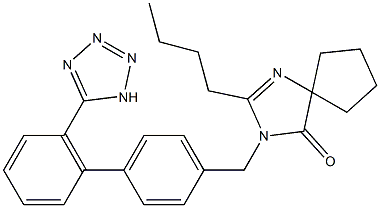 Irbesartan Impurity 14 化学構造式