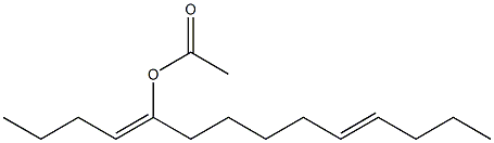 E,Z-4,10-Tetradecadienyl acetate Structure