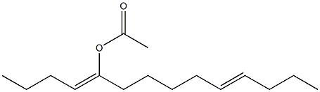 E,Z-4,10-Tetradecadienyl acetate Struktur