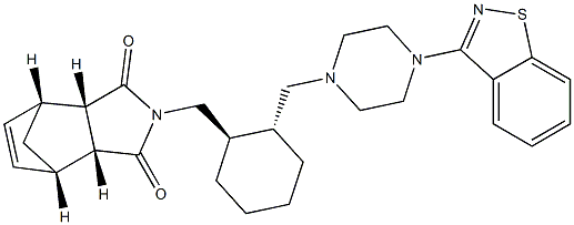 (3aR,4S,7R,7aS)-2-(((1R,2R)-2-((4-(benzo[d]isothiazol-3-yl)piperazin-1-yl)methyl)cyclohexyl)methyl)-3a,4,7,7a-tetrahydro-1H-4,7-methanoisoindole-1,3(2H)-dione|鲁拉西酮杂质36