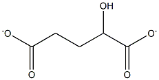 -hydroxyglutarate Structure