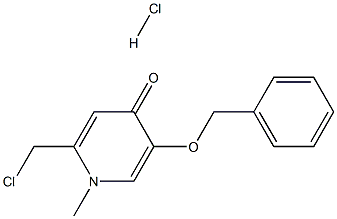 1-Methyl-2-chloromethyl-5-benzyloxypyridin-4(1H)-one Hydrochloride Structure