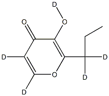 Ethyl Maltol-d5 Structure