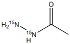 Acetyl Hydrazine-15N2 Structure