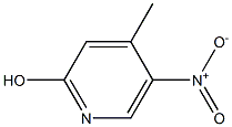 2-羟基-5-硝基-4-甲基吡啶, , 结构式