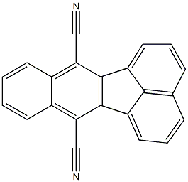 Benzo[k]fluoranthene-7,12-dicarbonitrile 化学構造式