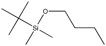 Butoxy(tert-butyl)dimethylsilane, 37170-50-6, 结构式