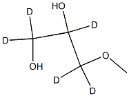 3-Methoxy-1,2-propanediol-d5 Structure